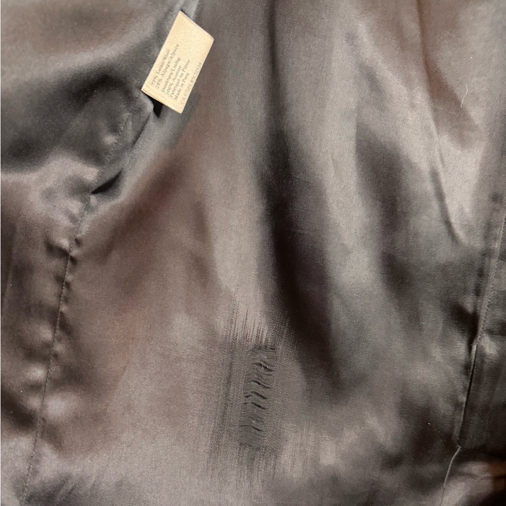Hilary Radley Wool & Alpaca Superfine Blend Gray Duffle Coat Size 6 - Picture 10 of 12